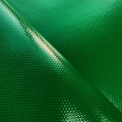 Ткань ПВХ 600 гр/м2 плотная (Ширина 1,5м), цвет Зелёный (на отрез) в Кашире