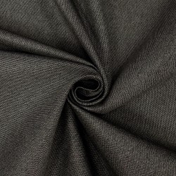 Ткань Рогожка (мебельная) (Ширина 140см), цвет Тёмно-Серый (на отрез) в Кашире