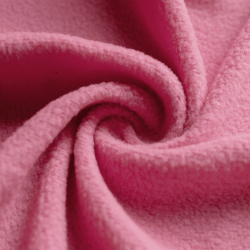 Флис Односторонний 130 гр/м2, цвет Розовый (на отрез)  в Кашире