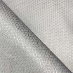 Ткань Оксфорд 300D PU Рип-Стоп СОТЫ, цвет Светло-Серый (на отрез)  в Кашире