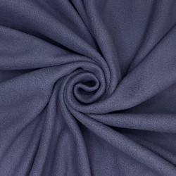 Ткань Флис Односторонний 130 гр/м2 (Ширина 150см), цвет Темно-серый (на отрез) в Кашире
