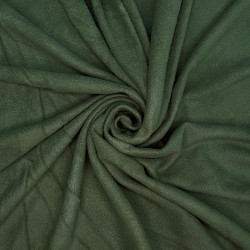 Ткань Флис Односторонний 130 гр/м2 (Ширина 150см), цвет Темный хаки (на отрез) в Кашире