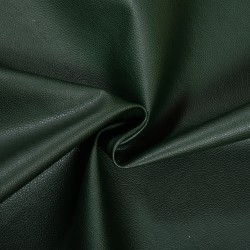 Эко кожа (Искусственная кожа) (Ширина 138см, цвет Темно-Зеленый (на отрез) в Кашире