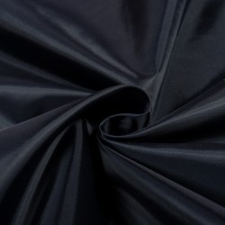 Ткань подкладочная Таффета 190Т (Ширина 150см), цвет Темно-Синий (на отрез) в Кашире