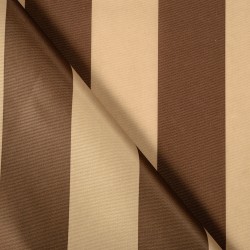 Ткань Oxford 300D PU (Ширина 1,48м), Бежево-Коричневая полоса (на отрез) в Кашире