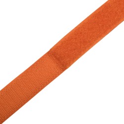 Контактная лента 25мм  Оранжевый (велькро-липучка, на отрез)  в Кашире