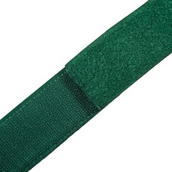 Контактная лента 40мм (38мм) цвет Зелёный (велькро-липучка, на отрез)  в Кашире
