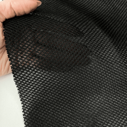 Сетка 3D трехслойная Air mesh 165 гр/м2, цвет Черный (на отрез)  в Кашире